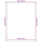 Zerbino Marrone 90x120 cm
