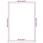 Zerbino Marrone 60x90 cm