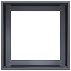 Fioriera Antracite 40x40x40 cm in Acciaio Laminato a Freddo