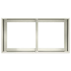 Fioriera Bianca 80x40x40 cm in Acciaio Laminato a Freddo