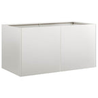 Fioriera 80x40x40 cm in Acciaio Inox