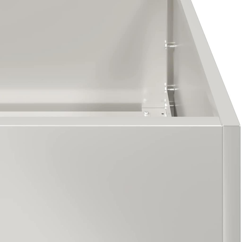 Fioriera 80x40x40 cm in Acciaio Inox