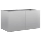 Fioriera 80x40x40 cm in Acciaio Zincato