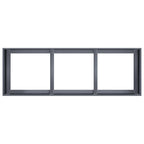 Fioriera Antracite 120x40x40 cm Acciaio laminato a freddo