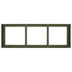 Fioriera Verde Oliva 120x40x40 cm in Acciaio Laminato a Freddo