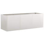 Fioriera 120x40x40 cm in Acciaio Inox