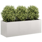 Fioriera 120x40x40 cm in Acciaio Inox