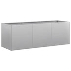 Fioriera 120x40x40 cm in Acciaio Zincato