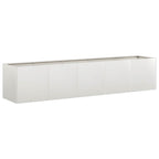 Fioriera 200x40x40 cm in Acciaio Inox