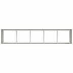 Fioriera 200x40x40 cm in Acciaio Inox