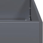 Fioriera Antracite 280x40x40 cm in Acciaio Laminato a Freddo
