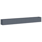 Fioriera Antracite 360x40x40 cm in Acciaio Laminato a Freddo