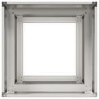 Fioriera 40x40x80 cm in Acciaio Inox