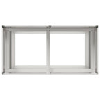 Fioriera 80x40x80 cm in Acciaio Inox