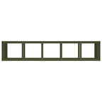 Fioriera Verde Oliva 200x40x80 cm in Acciaio Laminato a Freddo