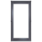 Fioriera Antracite 40x80x40 cm in Acciaio Laminato a Freddo