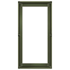 Fioriera Verde Oliva 40x80x40 cm in Acciaio Laminato a Freddo
