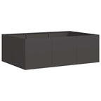 Fioriera Nera 120x80x40 cm in Acciaio