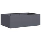 Fioriera Antracite 120x80x40 cm in Acciaio