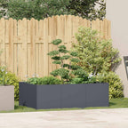 Fioriera Antracite 120x80x40 cm in Acciaio