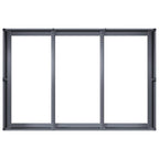 Fioriera Antracite 120x80x40 cm in Acciaio
