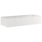 Fioriera 200x80x40 cm in Acciaio Inox