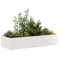 Fioriera 200x80x40 cm in Acciaio Inox