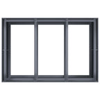 Fioriera Antracite 120x80x80 cm in Acciaio