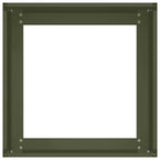 Fioriera Verde Oliva 40x40x30 cm in Acciaio