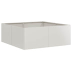 Fioriera 80x80x30 cm in Acciaio Inox