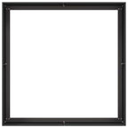 Fioriera Nera 100x100x40 cm in Acciaio