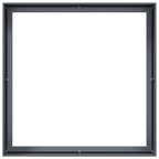 Fioriera Antracite 100x100x40 cm in Acciaio