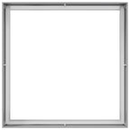 Fioriera 100x100x40 cm in Acciaio Zincato