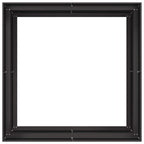 Fioriera Nera 100x100x80 cm in Acciaio