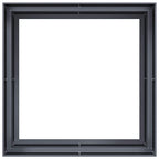 Fioriera Antracite 100x100x80 cm in Acciaio