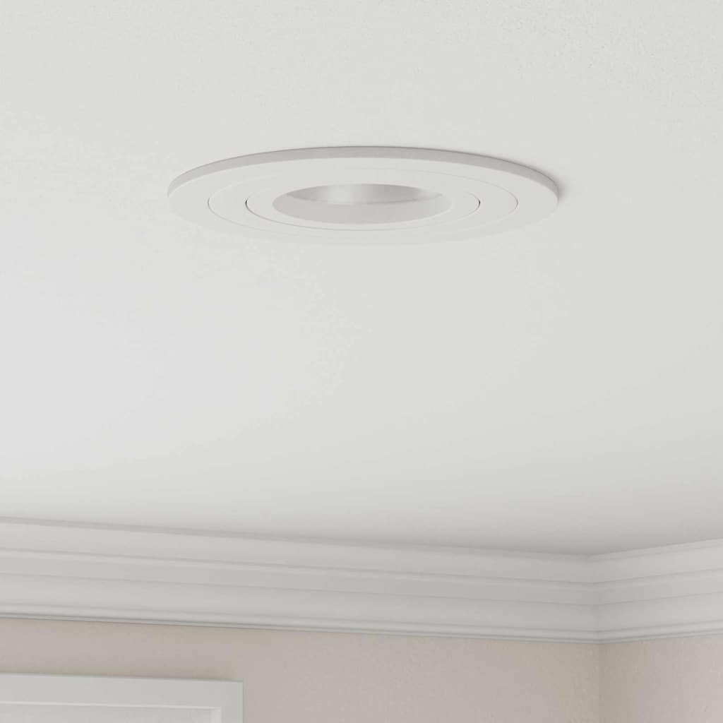 Spotlight 6 pcs Bianco 9 x 9 x 2 cm Alluminio