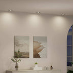 Spotlight 24 pcs Argento 9 x 9 x 2 cm Alluminio