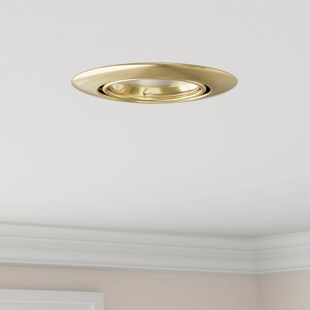 Spotlight 6 pcs Oro 9 x 9 x 2.5 cm Metallo