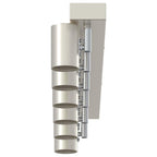 Faretto da soffitto Nichel 73 x 6,5 x 11,5 cm Metallo