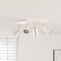 Faretto da soffitto Nichel 26 x 26 x 16 cm Metallo
