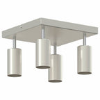 Faretto da soffitto Nichel 26 x 26 x 16 cm Metallo