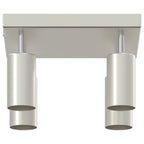Faretto da soffitto Nichel 26 x 26 x 16 cm Metallo