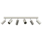 Faretto da soffitto Nichel 73 x 6 x 16 cm Metallo