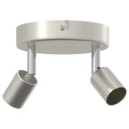 Faretto da soffitto con i riflettori Nichel 12 x 8 cm Acciaio