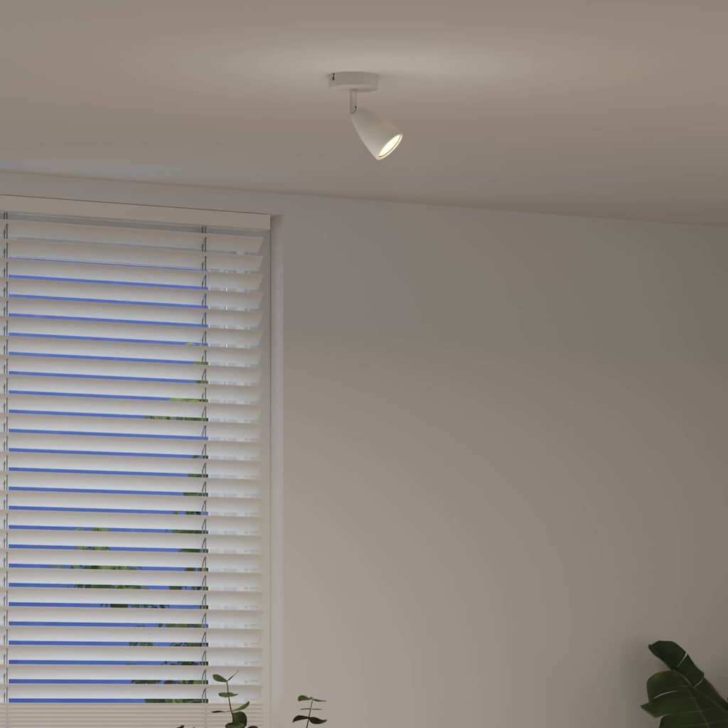 Faretto da soffitto Bianco 8 x 8 x 14 cm Metallo