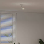 Faretto da soffitto Bianco 8 x 8 x 14 cm Metallo