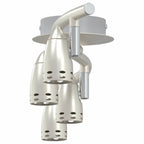 Faretto da soffitto Nichel 61 x 10 x 12,5 cm Metallo