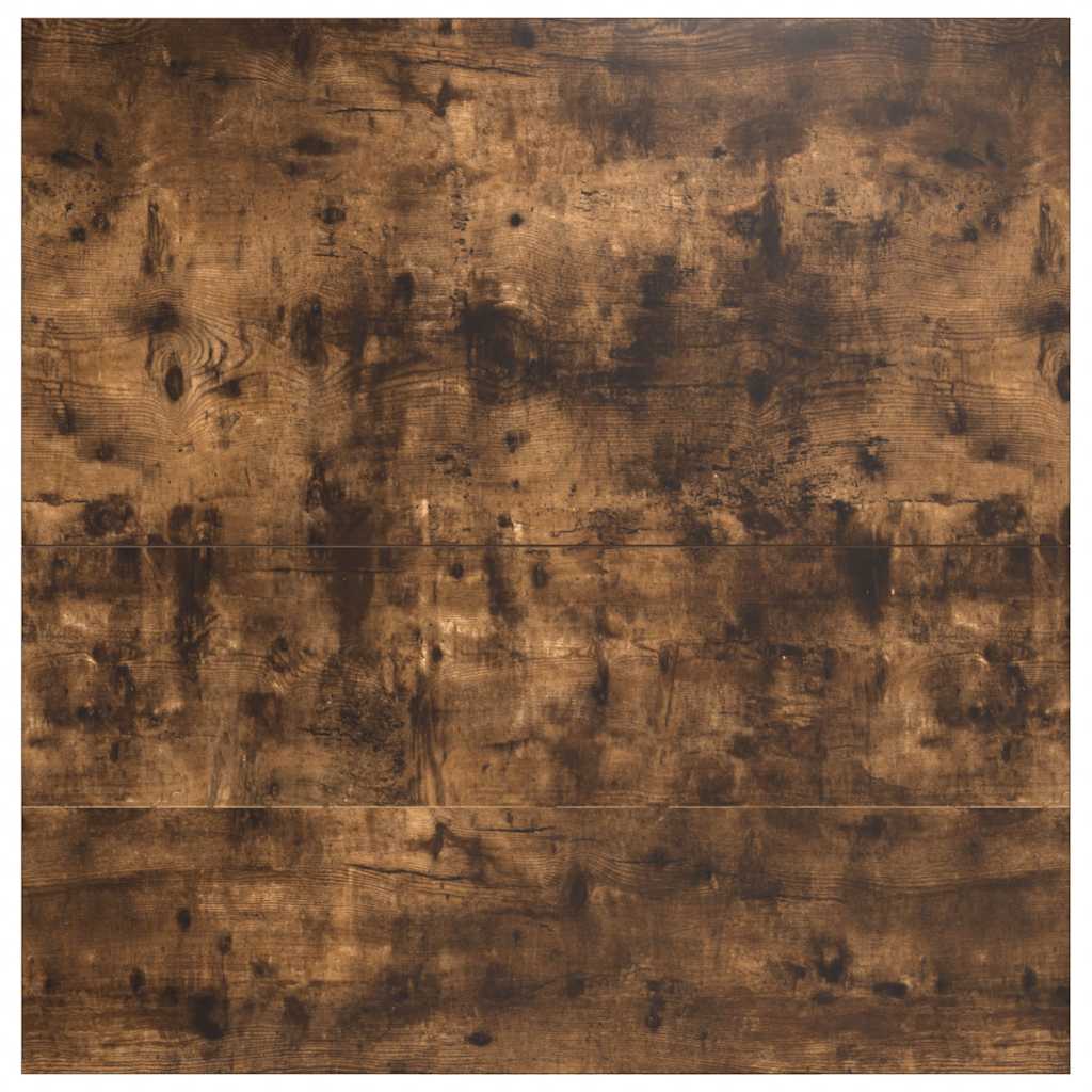Tavolino da Salotto con Cassetti Rovere Fumo 100x100x40 cm