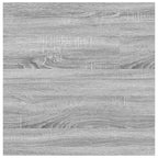 Tavolino da Salotto con Cassetti Grigio Sonoma 100x100x40 cm