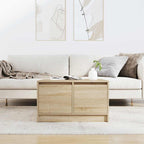 Tavolino da Salotto con Cassetti Rovere Sonoma 70,5x70x40 cm